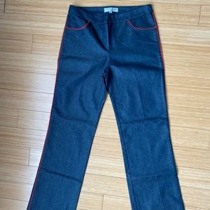 TRINA TURK c. 2001, denim trousers (NEVER WORN)